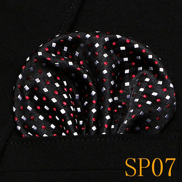 Mens Wedding Pocket Square Silk match for Suit Tie Men