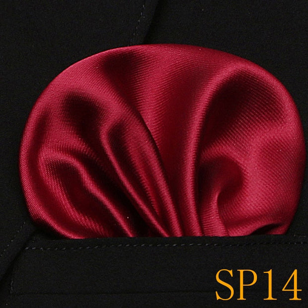 Mens Wedding Pocket Square Silk match for Suit Tie Men