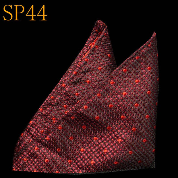 Mens Wedding Pocket Square Silk match for Suit Tie Men