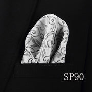 Vangise Mens Pocket Squares Dot Pattern Blue Handkerchief Fashion Hanky