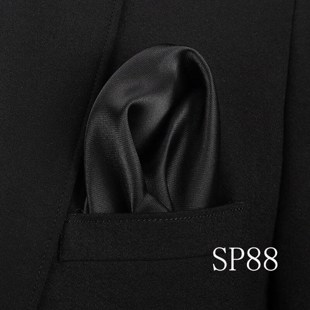 Vangise Mens Pocket Squares Dot Pattern Blue Handkerchief Fashion Hanky