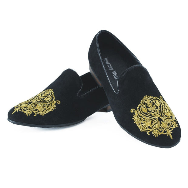 Men Suede Leather Loafers Slipper Casual Shoes