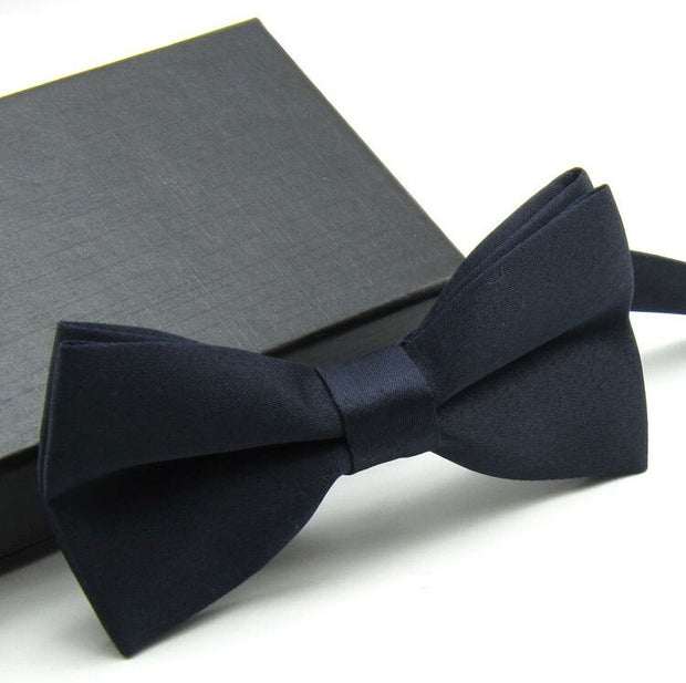 Veektie Solid Colors Fashion Bow Ties For Men Bowtie Tuxedo