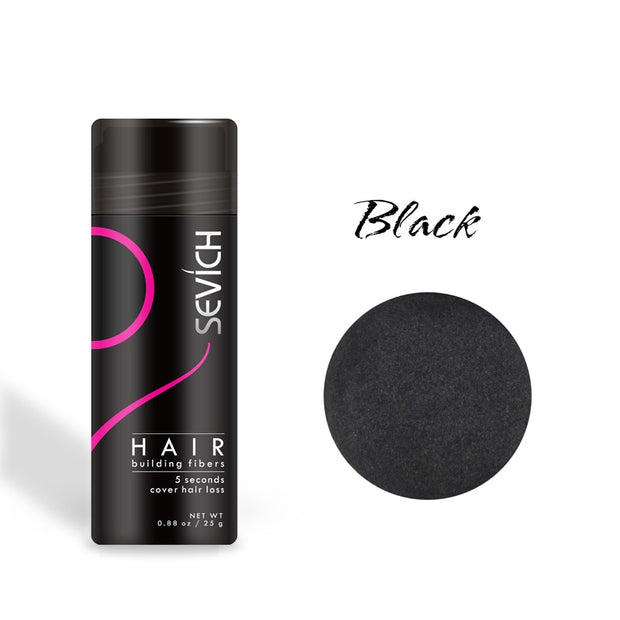 Sevich 25g Keratin Hair Building Fiber Thickening Hair Spray Powder For Hair Loss