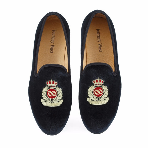 New Fashion Men Velvet Loafers Black Wedding Shoes Prom Dress Shoes