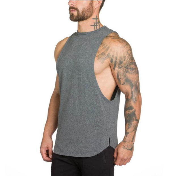 Brand Gym Stringer Clothing Bodybuilding Tank Top Men Fitness Singlet