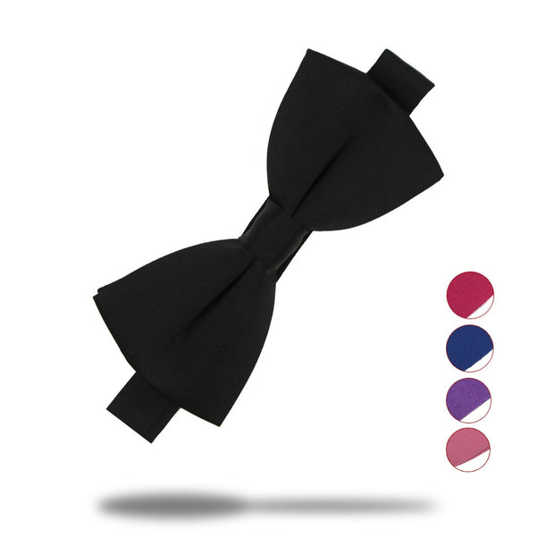 Veektie Solid Colors Fashion Bow Ties For Men Bowtie Tuxedo