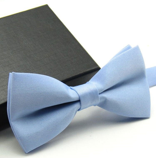 Veektie Solid Colors Fashion Bow Ties For Men Bowtie Tuxedo