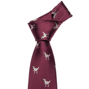 2018 New Arrival Men&#39;s Ties Dinosaur Pattern Red Mens Wedding Neckties