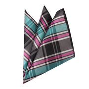 Men Pocket Square Suits Hanky For Men Plaid Mens Handkerchiefs Casual