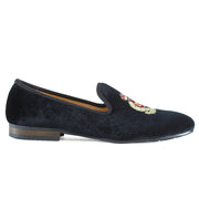 New Fashion Men Velvet Loafers Black Wedding Shoes Prom Dress Shoes