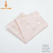 25*25cm Brand New 100% Cotton Animals Handkerchief For Man
