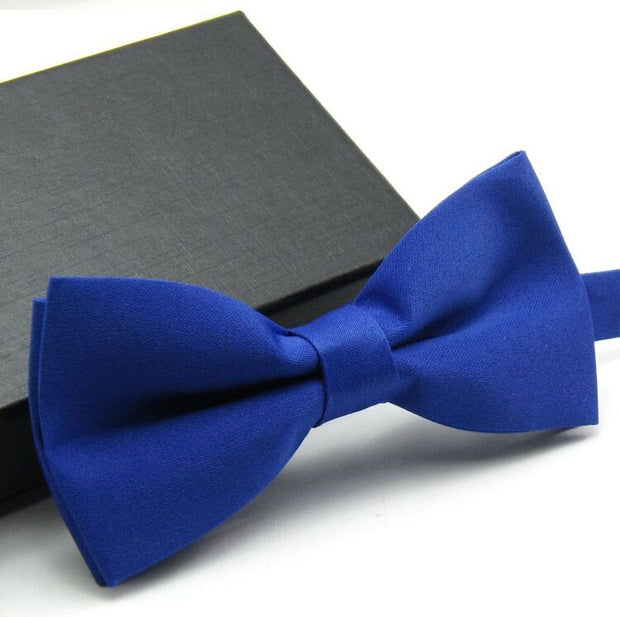 Veektie Solid Colors Fashion Bow Ties For Men Bowtie Tuxedo