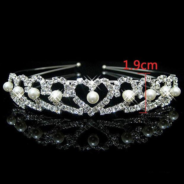 20 style Kid Cute Princess Tiaras and Crowns Crystal Headband Bridal Crown