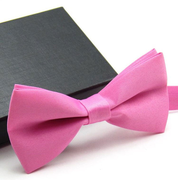 Veektie Solid Colors Fashion Bow Ties For Men Bowtie Tuxedo