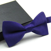 Veektie Solid Colors Fashion Bow Ties For Men Bowtie Tuxedo
