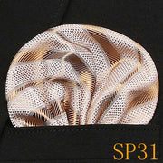 Mens Wedding Pocket Square Silk match for Suit Tie Men