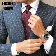 2018 New Arrival Men&#39;s Ties Dinosaur Pattern Red Mens Wedding Neckties