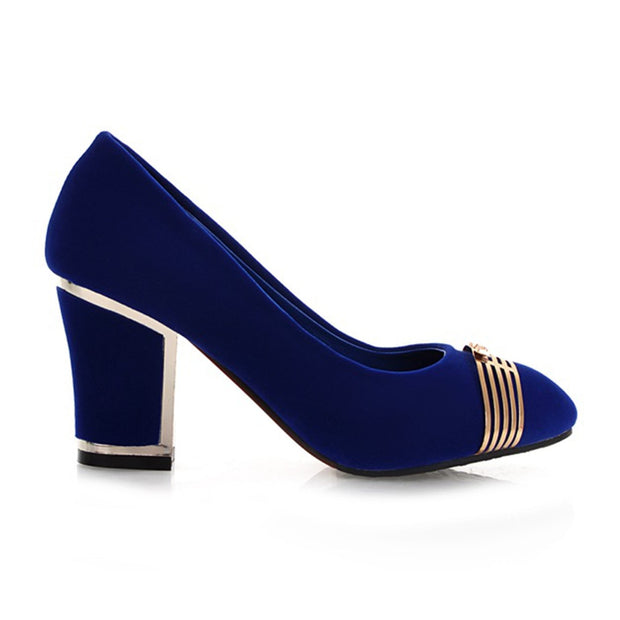 Karinluna Dropship Big Size 33-50 Fashion Slip On Women Pumps