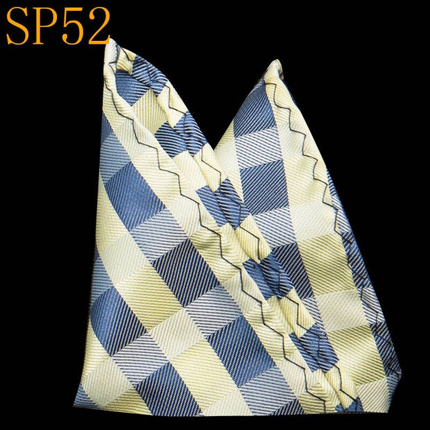 Mens Wedding Pocket Square Silk match for Suit Tie Men