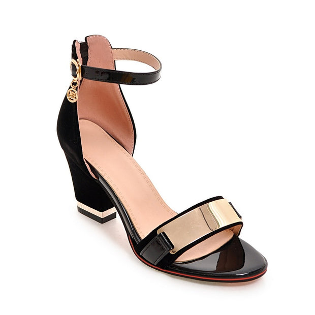 Peep Casual Block Heels Sandals