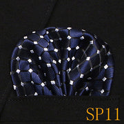 Mens Wedding Pocket Square Silk match for Suit Tie Men