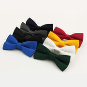 Veektie Solid Colors Fashion Bow Ties For Men Bowtie Tuxedo