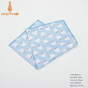 25*25cm Brand New 100% Cotton Animals Handkerchief For Man