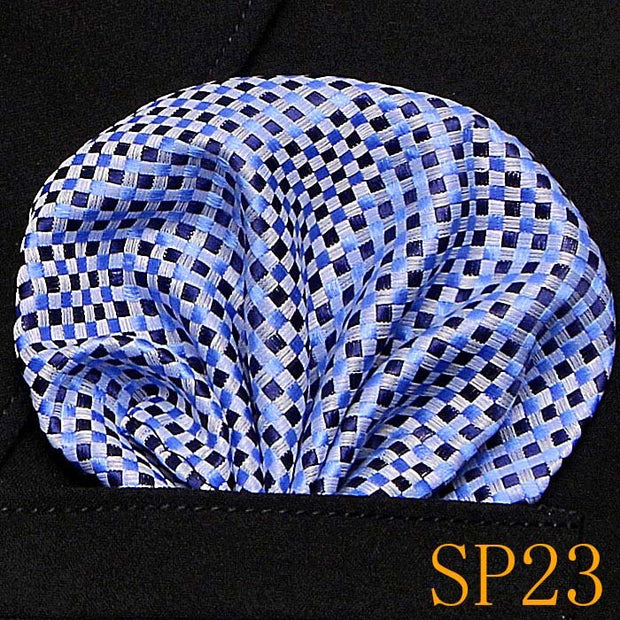 Mens Wedding Pocket Square Silk match for Suit Tie Men