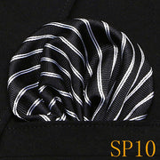 Mens Wedding Pocket Square Silk match for Suit Tie Men