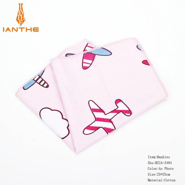 25*25cm Brand New 100% Cotton Animals Handkerchief For Man
