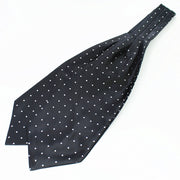 JEMYGINS Original Ins Men Slik Plaid Dot Ascot Cravat Neck Tie Scarves