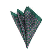 Brand Handkerchief Vintage Geometric Pocket Square Soft Hankies