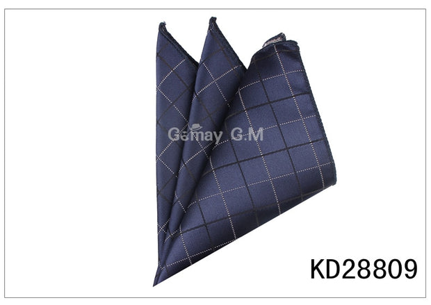 Men Pocket Square Suits Hanky For Men Plaid Mens Handkerchiefs Casual