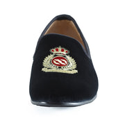 New Fashion Men Velvet Loafers Black Wedding Shoes Prom Dress Shoes