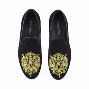 Men Suede Leather Loafers Slipper Casual Shoes