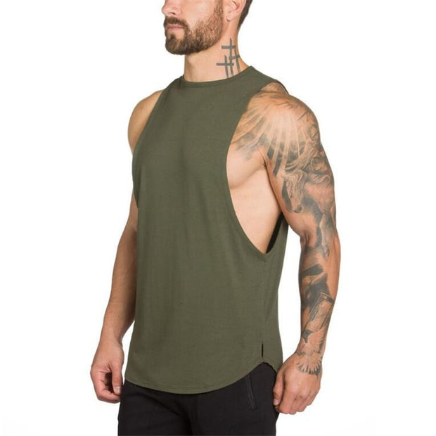 Brand Gym Stringer Clothing Bodybuilding Tank Top Men Fitness Singlet