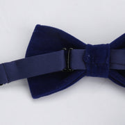 Ianthe Brand New Solid Color Velvet Bow Tie