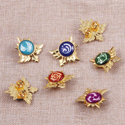 Luminous Pins Brooch Mondstadt Vision Eye of God 7 Elements Badge
