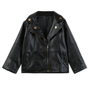 Winter Children Leather Jacket Autumn Winter Girl Boy Kids Baby Outwear