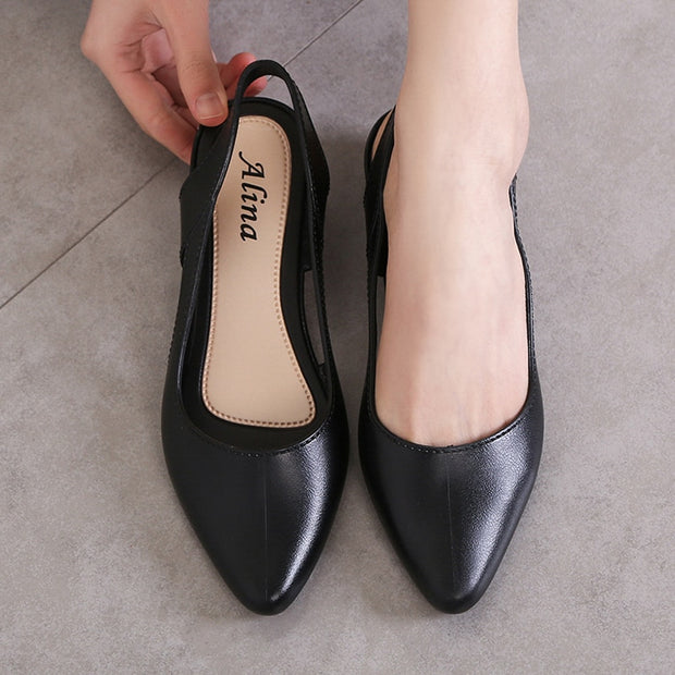 Cut-out closed toe jelly sandals women