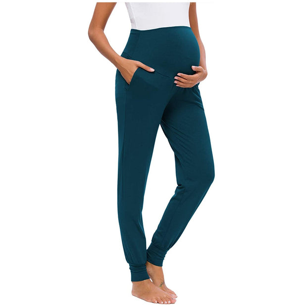 Maternity Clothes Women Solid Color Casual Pants