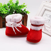0~15m Infant Newborn Baby Girls Cashmere Plush Winter Boots