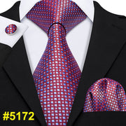 Barry.Wang Designer Purple Paisley Men Ties 8.5cm Wide 100% Silk Tie