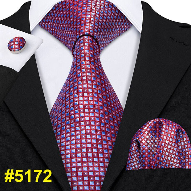 Barry.Wang Designer Purple Paisley Men Ties 8.5cm Wide 100% Silk Tie