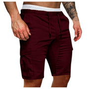 Solid Color Trunk Fitness Streetwear Casual Drawstring Breathable Gym Shorts