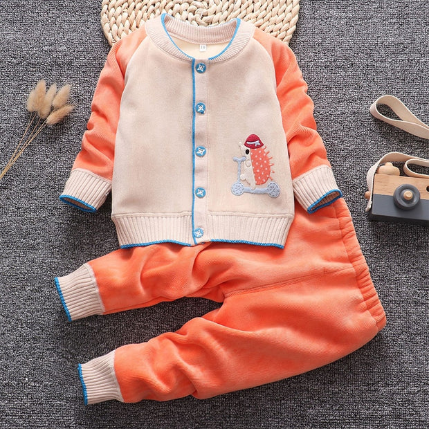 Baby Clothes 0-4Y Years Old Autumn And Winter Warm Suit Girls Boys