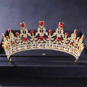 Baroque Vintage Crystal Crowns And Tiaras Rhinestone Princess Queen Crown