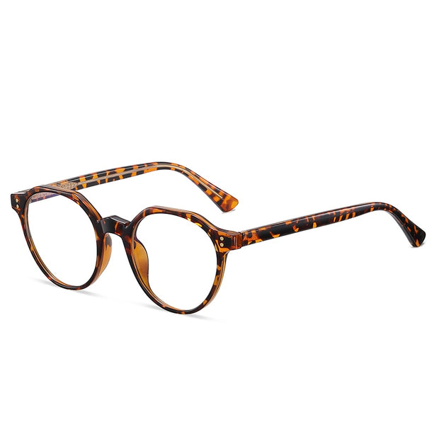 Trending Blue Light Blocking Retro Glasses TR90 Anti Radiation Eyeglasses Women