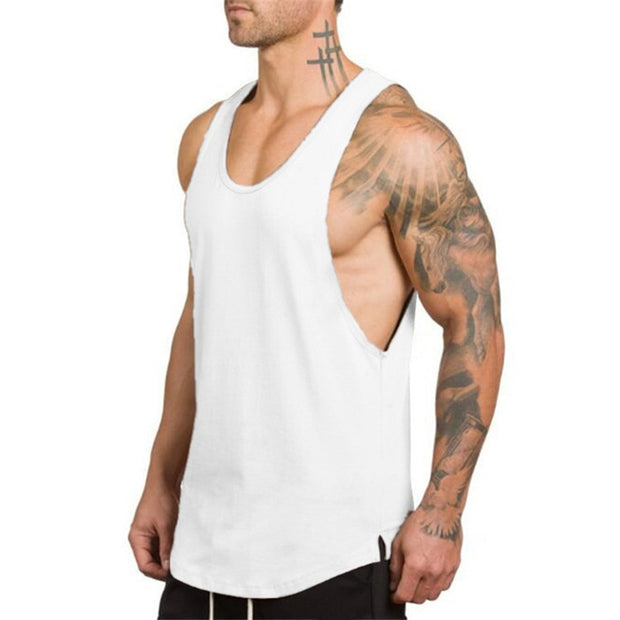Brand Gym Stringer Clothing Bodybuilding Tank Top Men Fitness Singlet